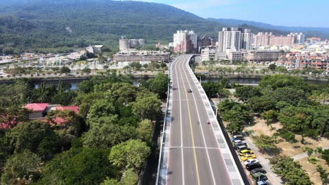 Dismantling Jiuru Bridge 🇹🇼 (2023-12) {aerial}