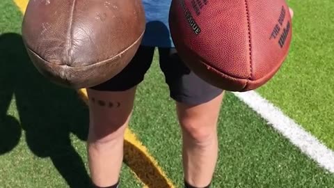 Modern NFL Ball Vs. 1940s NFL Ball