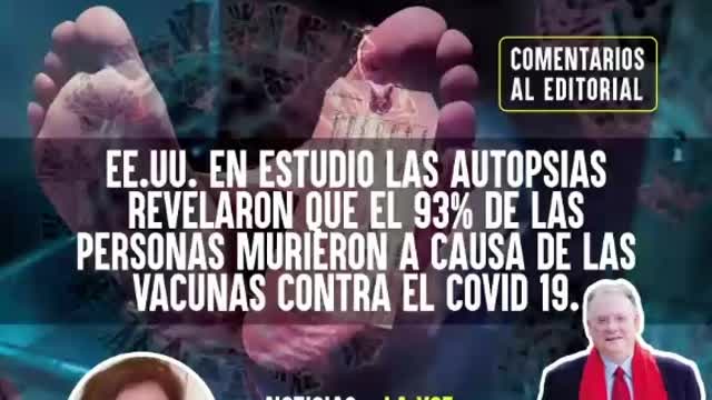 Autopsias en EEUU revelan: 93% de muertes por las "vacunas"