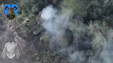 Another Russian Tank Destroyed by Ukrainian Drones