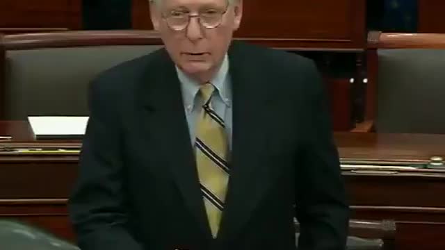 Mitch McConnell Blames Trump