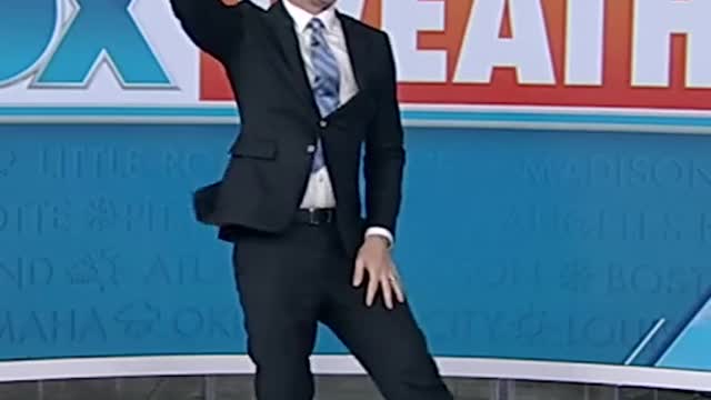 Nice dancing weatherman