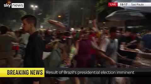 Lula supporters jubilant in Sao Paulo as they smell victory