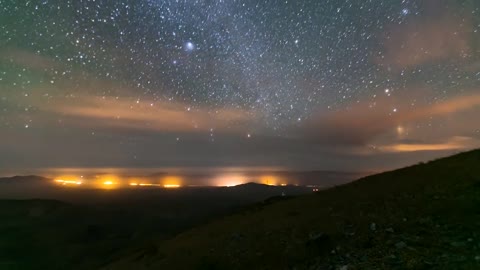 Beautiful Sunset to Night Timelapse in Chile