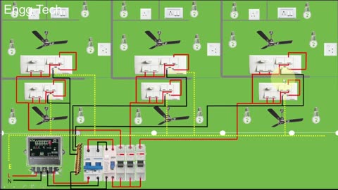 Complete House wiring in 13 minutes | wiring diagram | Engg Tech