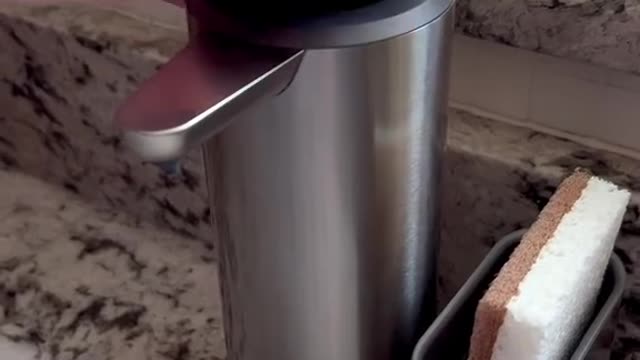 This new sensor soap dispenser is another @simplehuman must have! AD
