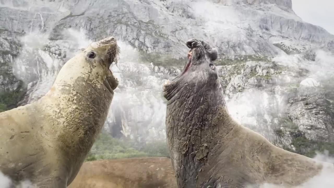 Baby Penguin Tries To Make Friends