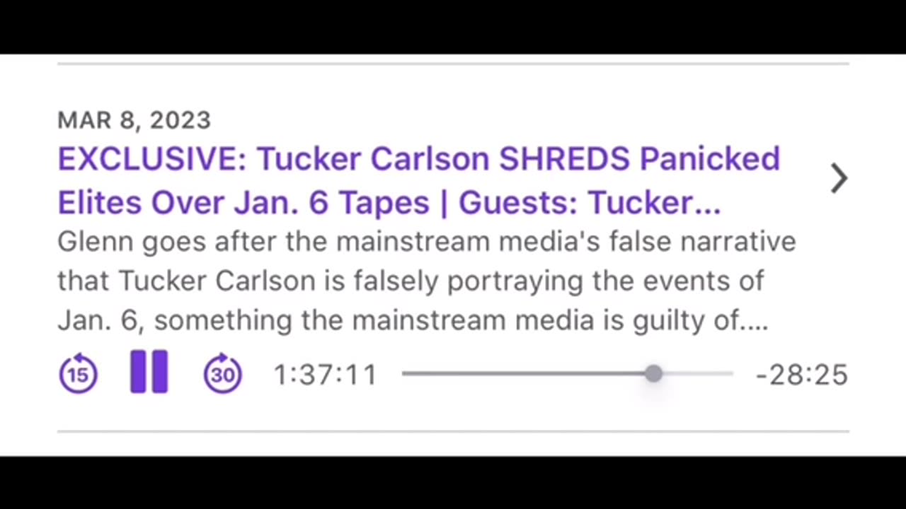 Tucker Carlson Interview- He Sheds Light on the January 6 Tapes