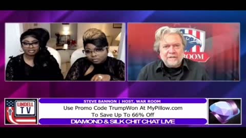 Steve Bannon explains to Diamond and Silk The malfunction of Fetterman Man Machine Merger