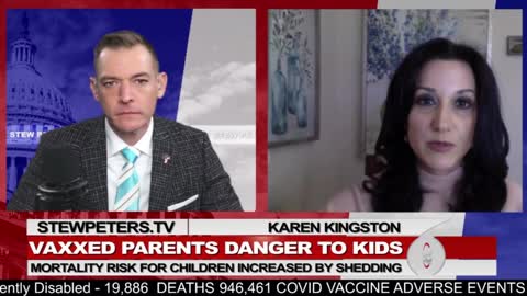 Stew Peters- CDC admits vaxxed parents are making their unvaxxed kids sick