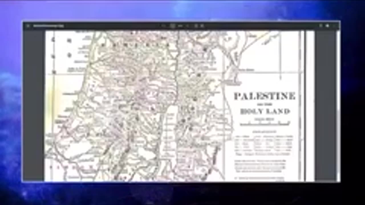 Palestine does Exist!!! Map In the Bible 1905 shows the truth.