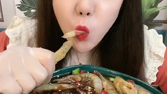 ASMR eating Spicy Seafood 🔥🔥🔥