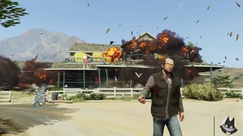 bender and vegta dance in gta v