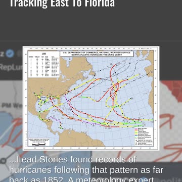 Fact Check: Hurricane Milton Is NOT Unique In Forming In Gulf Of Mexico, Tracking East To Florida