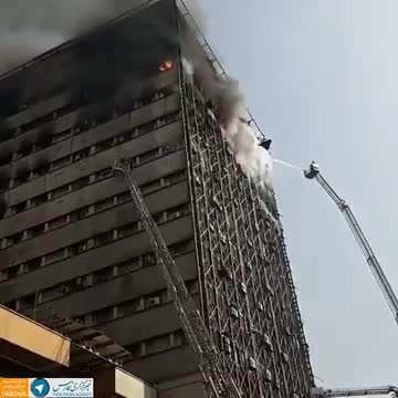 Seventeen story building collapses in Iranian capital Tehran