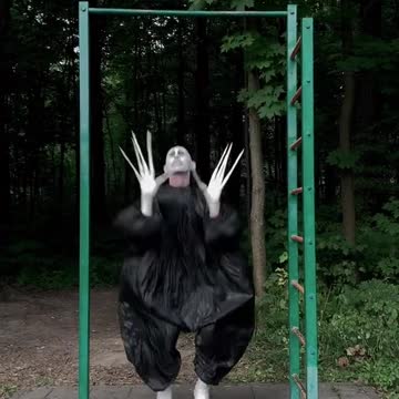 I go out for a walk, and there