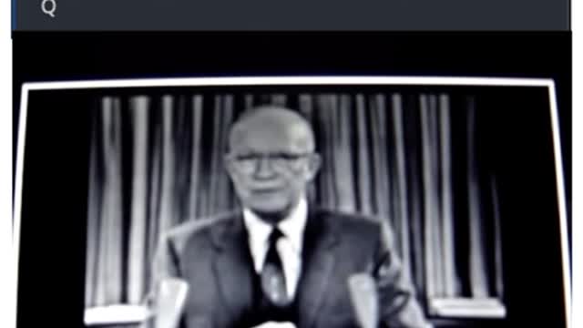 Eisenhower warns us of the military industrial complex