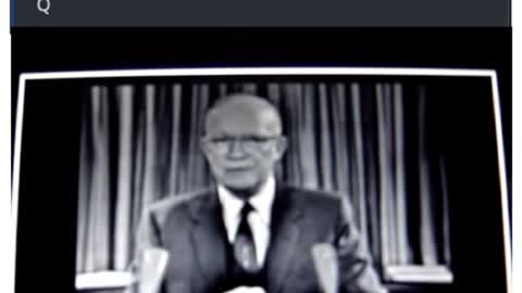 Eisenhower warns us of the military industrial complex