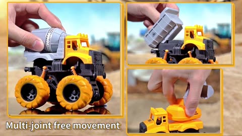 Toy engineering car
