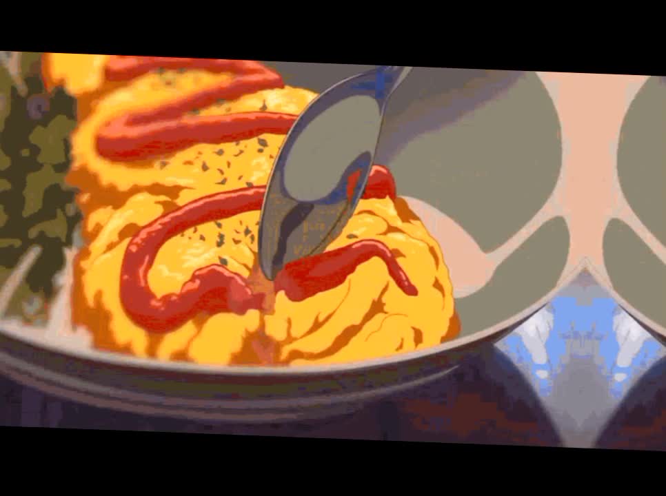 Anime cooking.