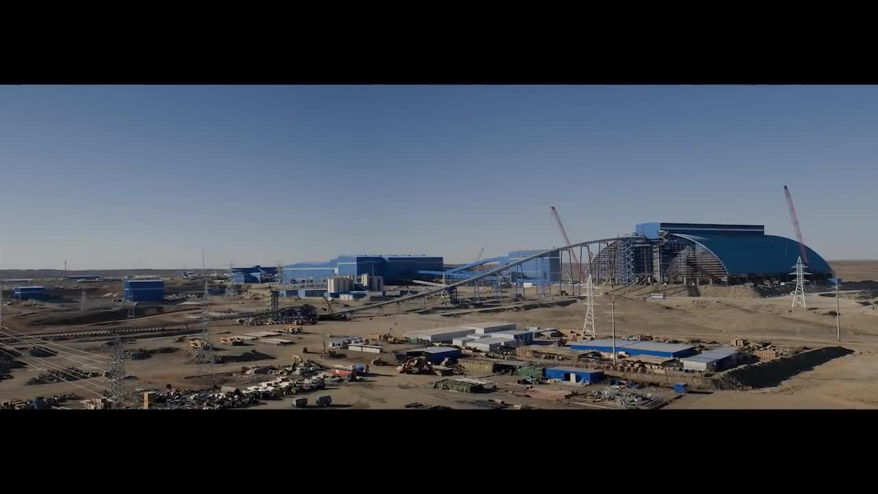 Oyu Tolgoi copper-gold mining complex, Mongolia