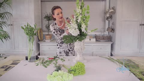 How to Arrange with Tall Stately Flowers Floristry Tutorial