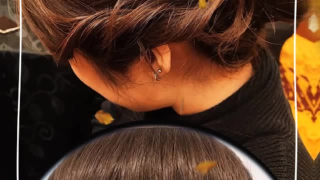hair bun for party