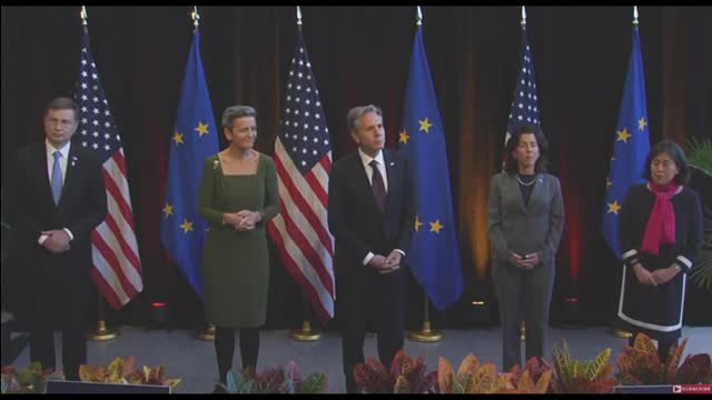 Secretary Blinken U.S.-EU Trade & Technology Council Ministerial Co-Chairs Joint Press Availability