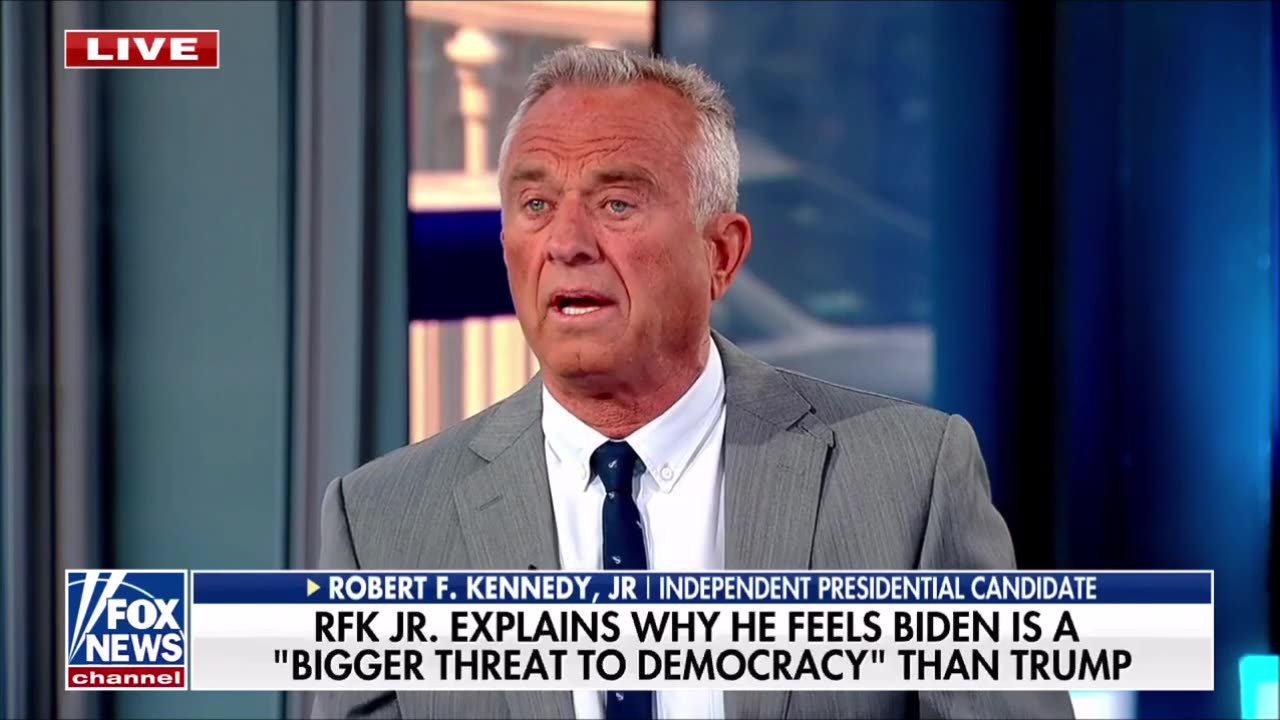 RFK Jr. Reveals Why He Thinks Biden Is A Bigger Threat Than Trump