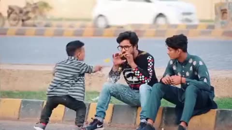 Funny boy entertainment video