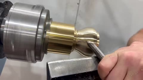 Woodturning - I Turned Solid Brass On A Wood Lathe !!1