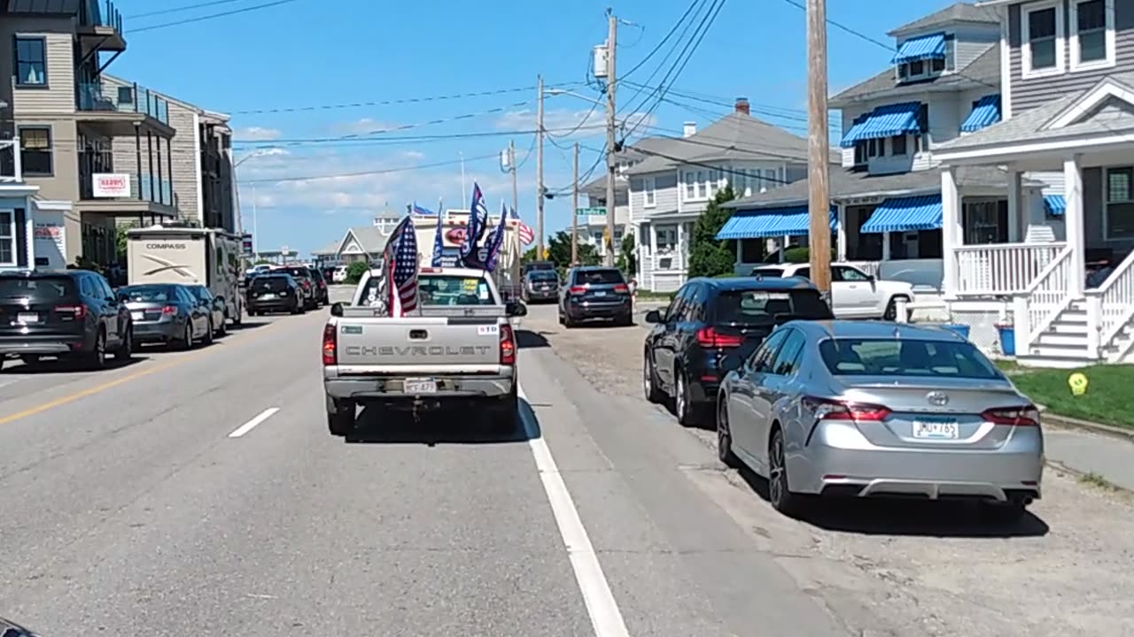 HAMPTON BEACH NH TRUMP PARADE.