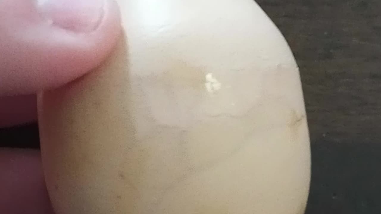 Weird shaped farm egg