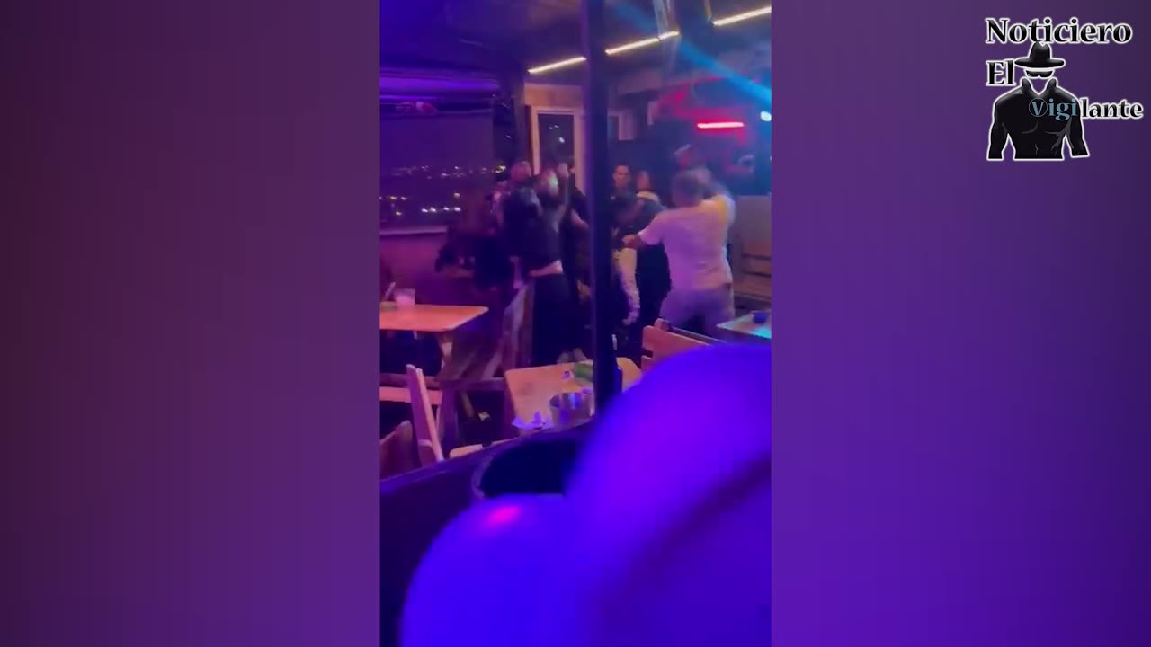 Brutal pelea en cevichería de la ciudad.