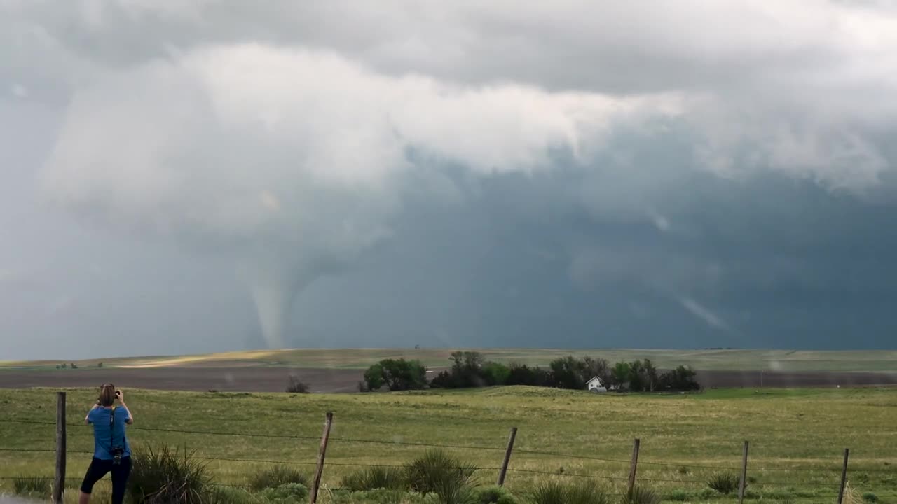 From Afar of the Tornado That Later Struck Benkelman, Nebraska