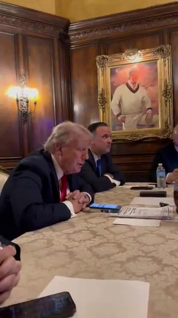 Watch Trump speak with Elon