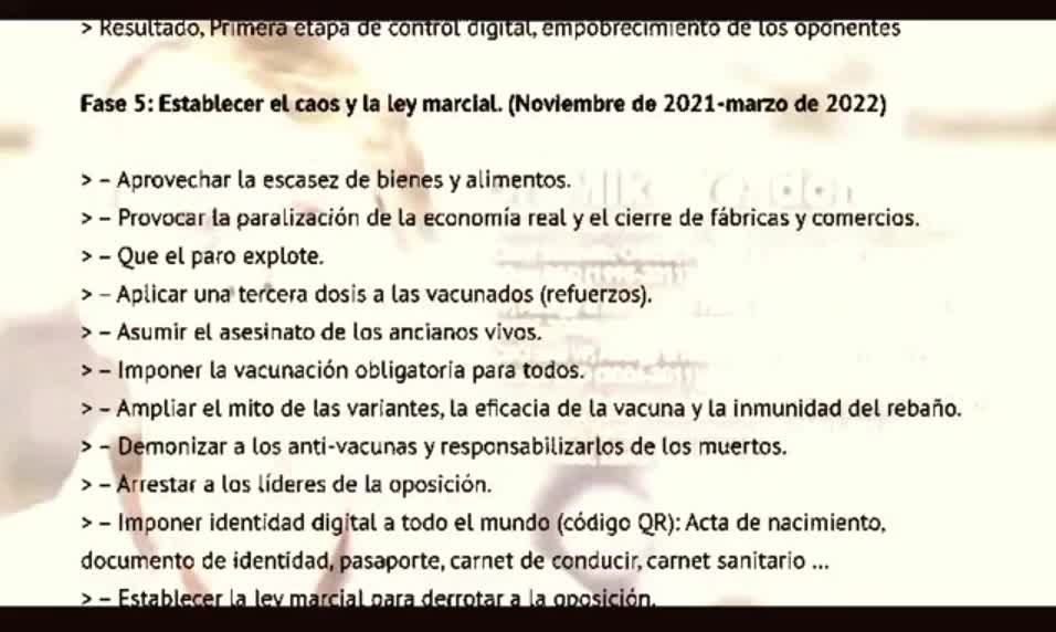 Ex Vice de Faiser revela el plan completo