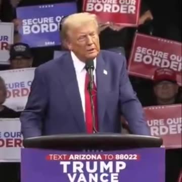 “If Kamala gets four more years, the entire country will be turned into a migrant camp.”