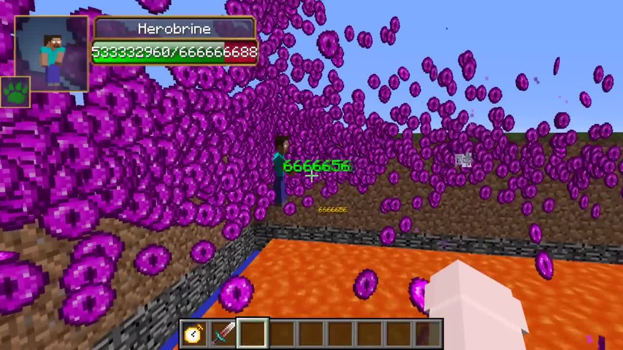 Herobrine vs all Herobrine and Creepypasta mobs in minecraft part 5