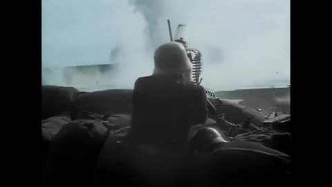 WW2 Footage : Soviet Bombing German Position in Yalta