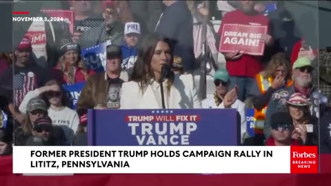 Dana Patrick Attends Trump Rally