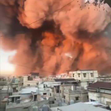 Israeli Airstrikes against the Hezbollah Command Bunker in Southern Beirut 9/27