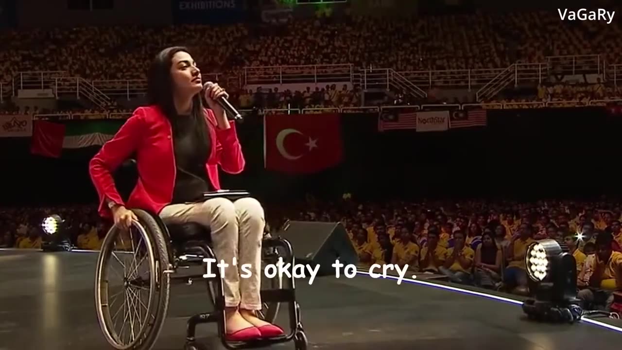 Failure should be an opinion|| muniba mazari's motivational English speech!!