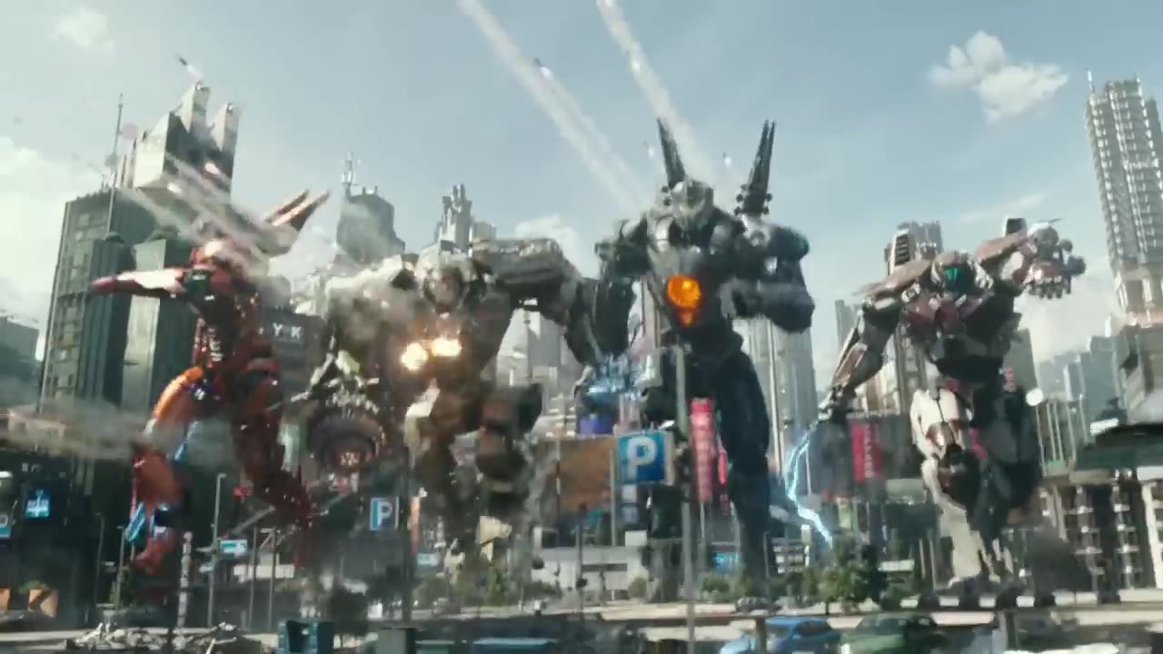 Jaegers vs. Kaiju (Best Pacific Rim- Uprising Fights) - All Action