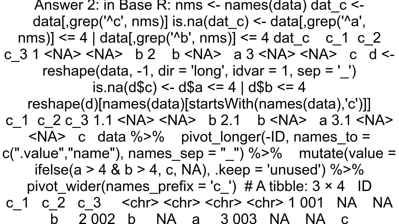 How to conditionally extract data from column based on value from other columns in R