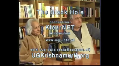 The Black Hole of any Belief - U.G. Krishnamurti