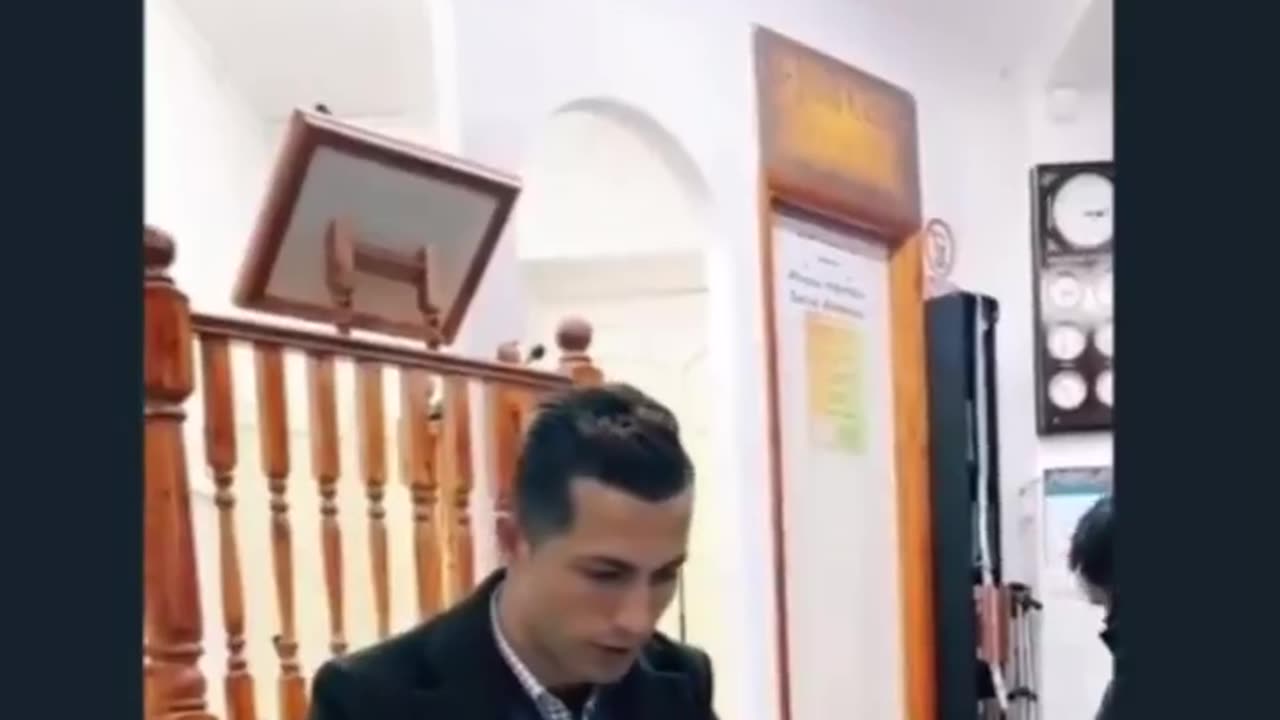 Ronaldo reading the holy Quran masha allah / Ronaldo football player