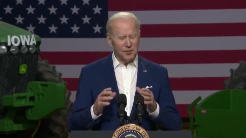 Biden gets pooped on by a bird during inflation speech