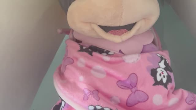 Disney Parks Baby Minnie Mouse in a Pouch Blanket Plush Doll #shorts