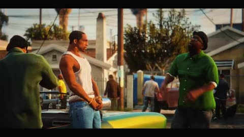 All_GTA_Characters_Meetup_In_Grove_Street